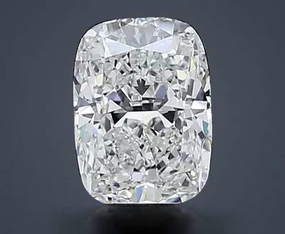 3.53ct E VVS2 Rare Carat Ideal Cut Cushion Lab Grown Diamond