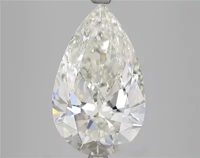 5.02ct G SI2 Rare Carat Ideal Cut Pear Diamond
