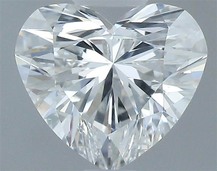 0.64ct F SI2 Rare Carat Ideal Cut Heart Diamond