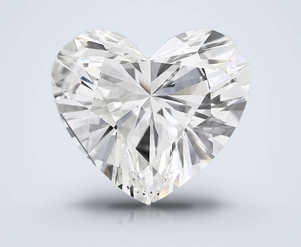11.13ct F VS2 Excellent Cut Heart Lab Grown Diamond