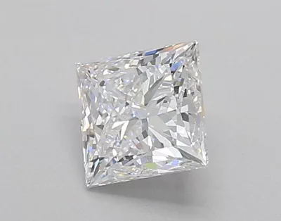 1.01ct D VS1 Rare Carat Ideal Cut Princess Lab Grown Diamond