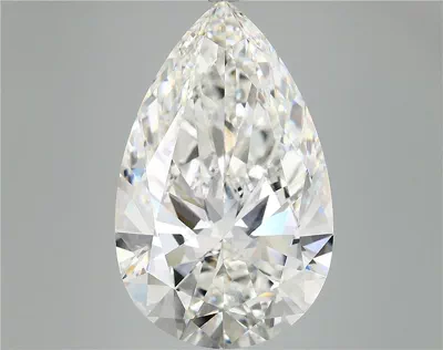 11.96ct E VVS2 Rare Carat Ideal Cut Pear Lab Grown Diamond