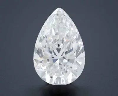 13.06ct F VS1 Rare Carat Ideal Cut Pear Lab Grown Diamond