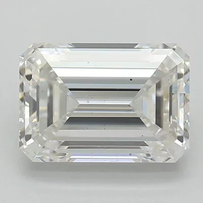 1.37ct F VS2 Excellent Cut Emerald Lab Grown Diamond
