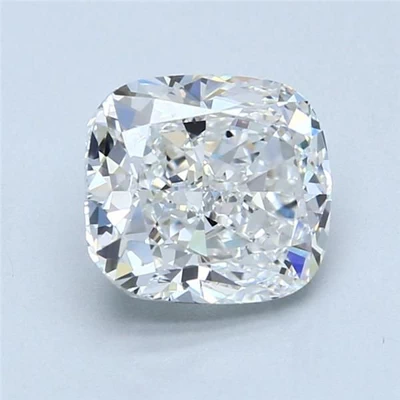 3.03ct F VVS2 Rare Carat Ideal Cut Cushion Diamond