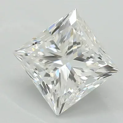 1.09ct D VS1 Rare Carat Ideal Cut Princess Lab Grown Diamond