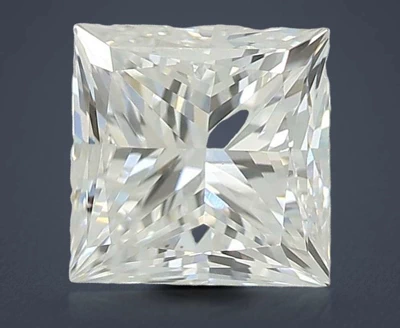 1.09ct D VS1 Rare Carat Ideal Cut Princess Lab Grown Diamond