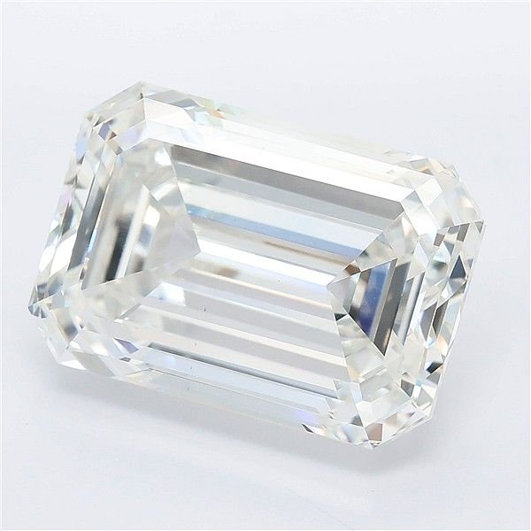 18.09ct F VS1 Rare Carat Ideal Cut Emerald Lab Grown Diamond