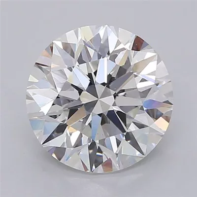3.01ct F VS2 Excellent Cut Round Lab Grown Diamond
