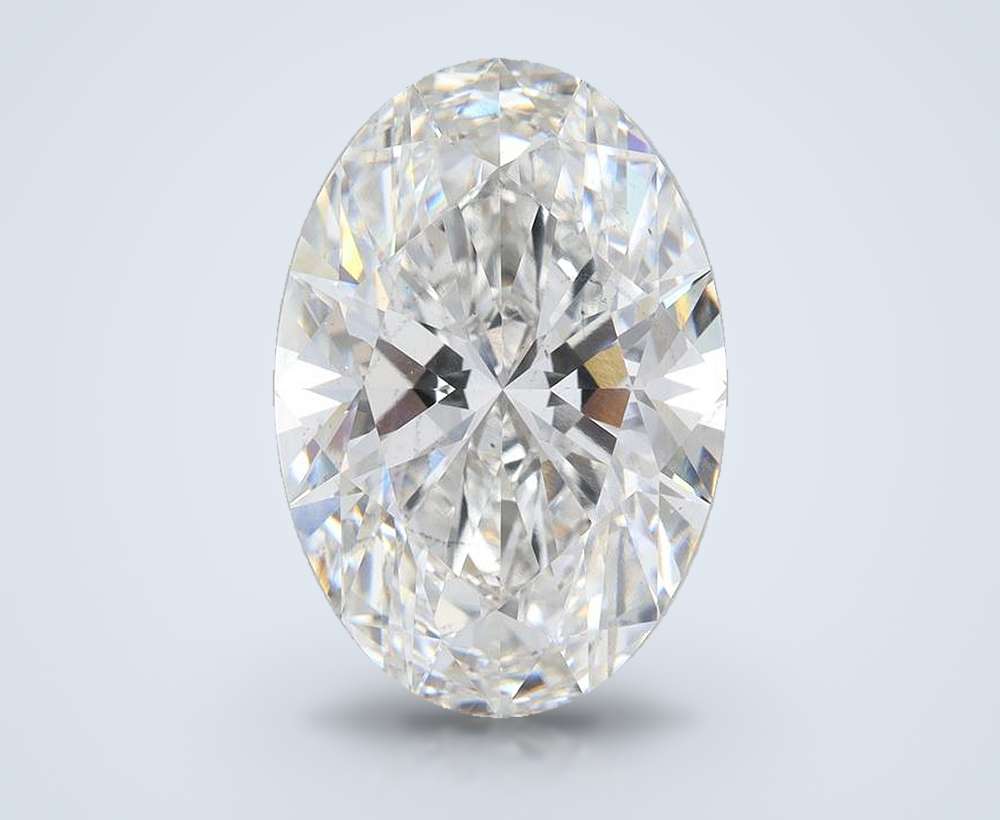 11.30ct F VS2 Rare Carat Ideal Cut Oval Lab Grown Diamond