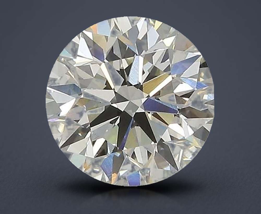 2.03ct J VS1 Excellent Cut Round Lab Grown Diamond