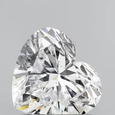 0.87ct D VVS2 Rare Carat Ideal Cut Heart Lab Grown Diamond