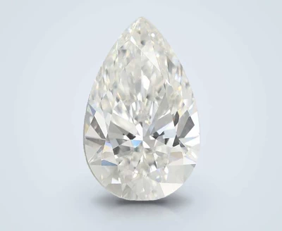 5.03ct F VS1 Rare Carat Ideal Cut Pear Lab Grown Diamond