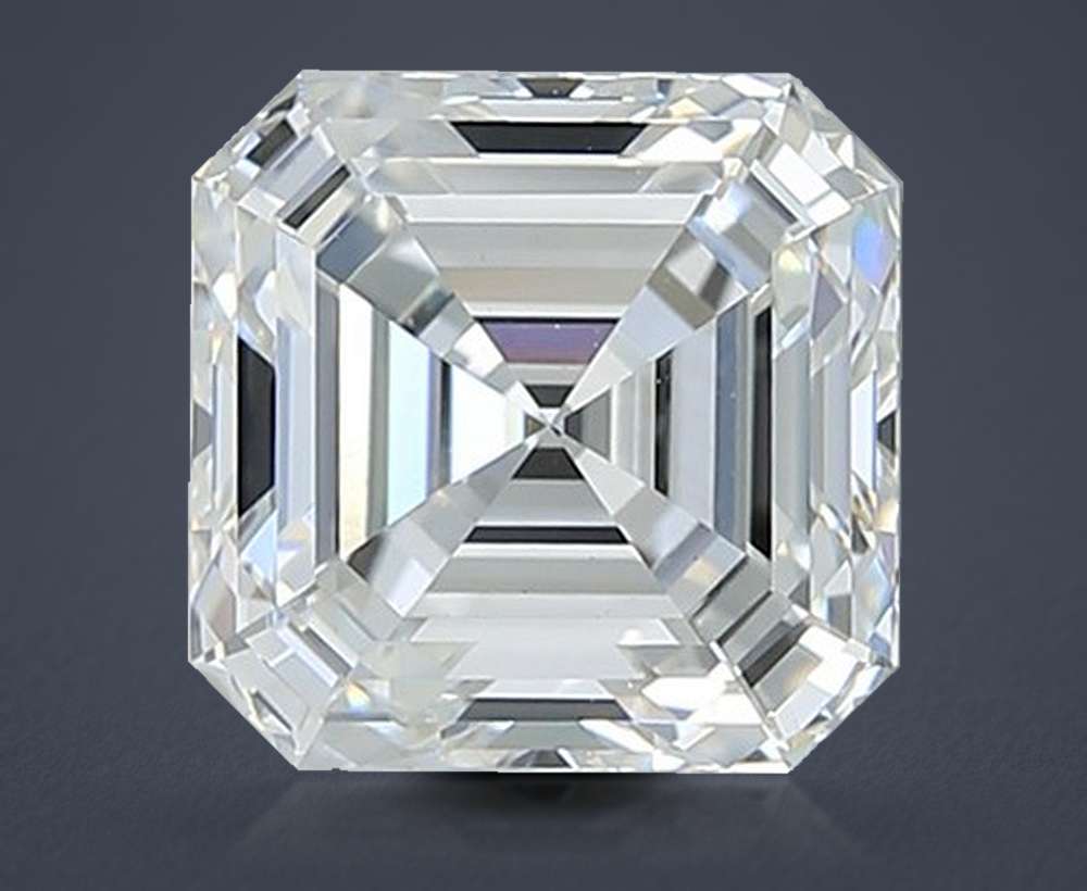 2.08ct E VVS2 Rare Carat Ideal Cut Asscher Lab Grown Diamond