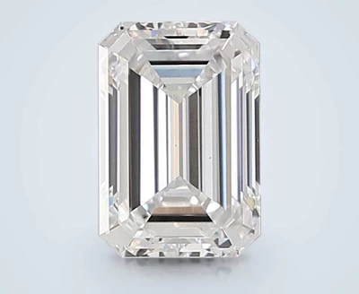 2.57ct E VS1 Rare Carat Ideal Cut Emerald Lab Grown Diamond