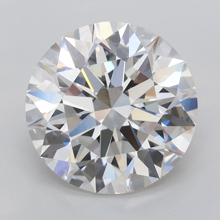 3.03ct F VVS1 Rare Carat Ideal Cut Round Lab Grown Diamond