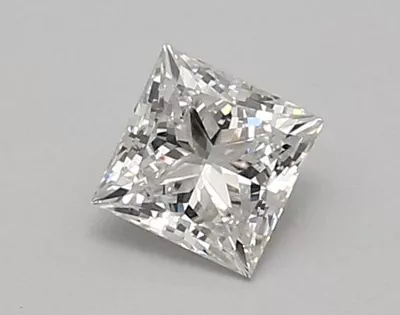 0.73ct E VVS2 Rare Carat Ideal Cut Princess Lab Grown Diamond