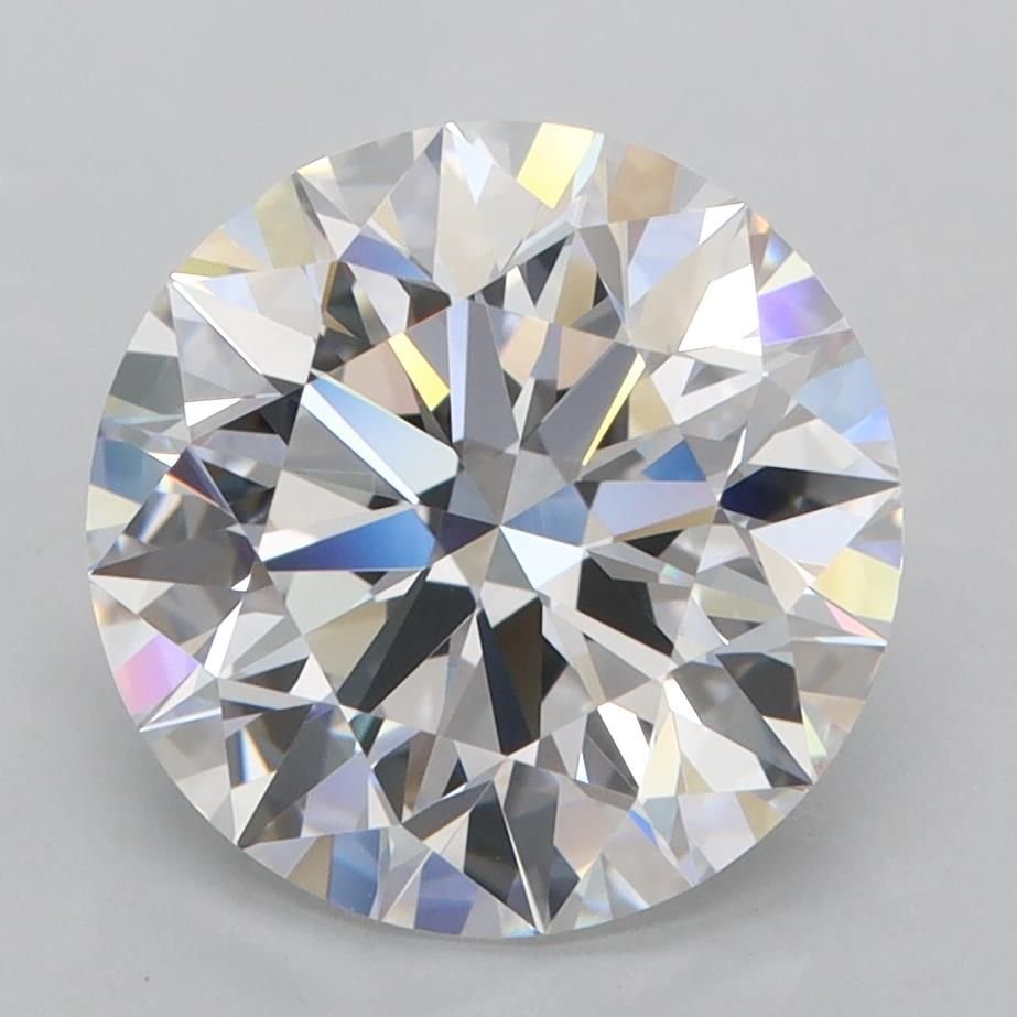 3.80ct D FL Rare Carat Ideal Cut Round Lab Grown Diamond