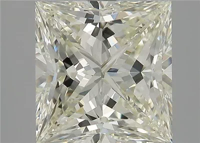 3.08ct K VS1 Rare Carat Ideal Cut Princess Diamond
