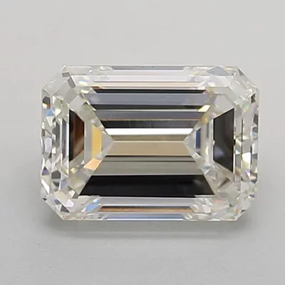 2.05ct H VVS1 Rare Carat Ideal Cut Emerald Lab Grown Diamond