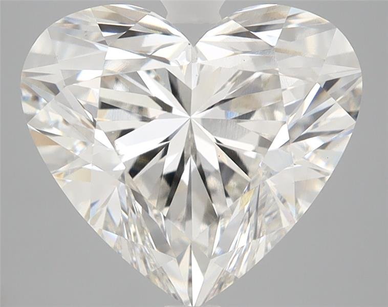 4.21ct H VS1 Rare Carat Ideal Cut Heart Lab Grown Diamond
