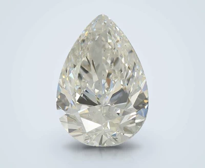 4.58ct F VS2 Rare Carat Ideal Cut Pear Lab Grown Diamond