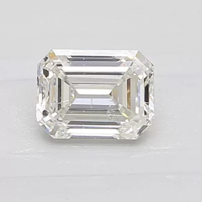 0.91ct J SI2 Rare Carat Ideal Cut Emerald Diamond