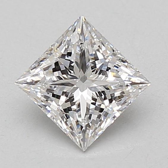 1.10ct D VVS2 Rare Carat Ideal Cut Princess Lab Grown Diamond