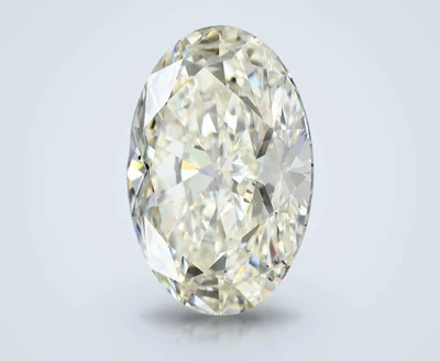 4.01ct K SI1 Rare Carat Ideal Cut Oval Diamond