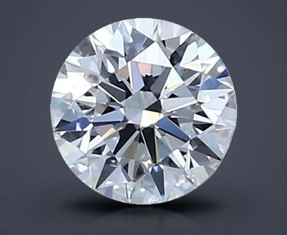 0.65ct G VVS2 Rare Carat Ideal Cut Round Diamond
