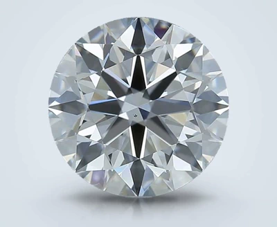 2.21ct E SI1 Rare Carat Ideal Cut Round Diamond