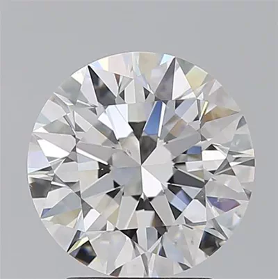 3.02ct E SI1 Rare Carat Ideal Cut Round Diamond