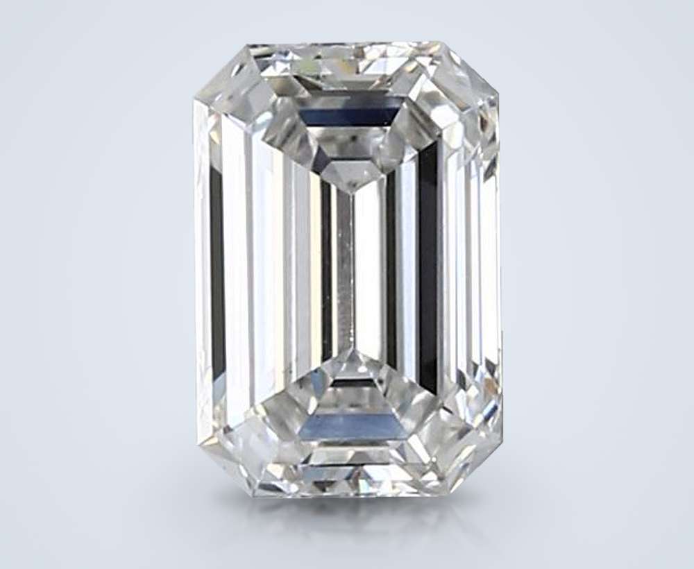 1.01ct G VS2 Rare Carat Ideal Cut Emerald Lab Grown Diamond