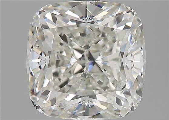 2.71ct J SI2 Rare Carat Ideal Cut Cushion Diamond