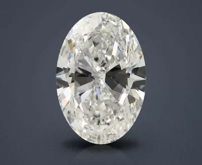 10.43ct F VS1 Rare Carat Ideal Cut Oval Lab Grown Diamond