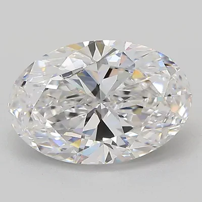 2.05ct D VS1 Rare Carat Ideal Cut Oval Lab Grown Diamond