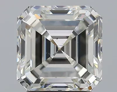 2.50ct J VS2 Excellent Cut Asscher Diamond