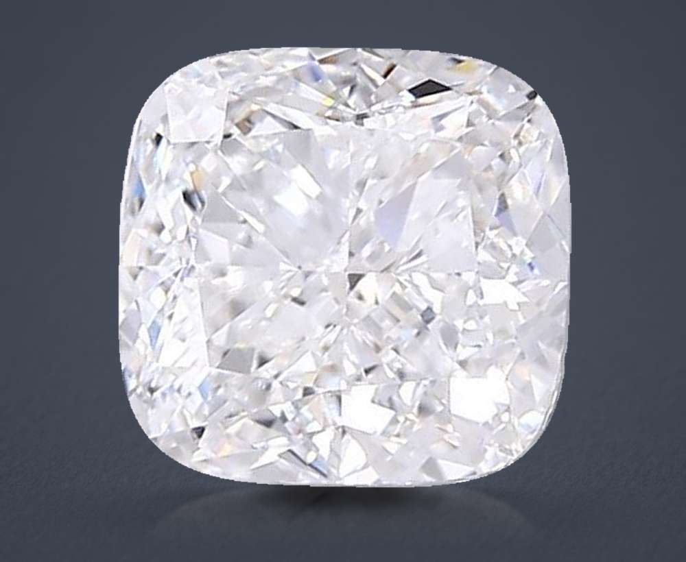 5.53ct D VS1 Rare Carat Ideal Cut Cushion Lab Grown Diamond