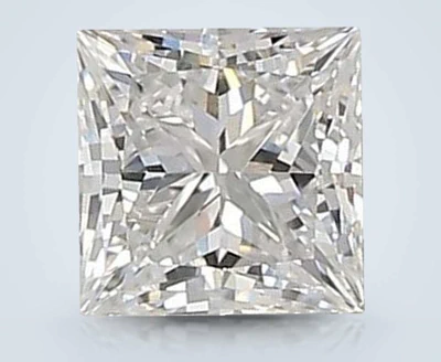 0.49ct D VVS1 Rare Carat Ideal Cut Princess Lab Grown Diamond