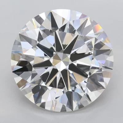 5.03ct F VVS2 Rare Carat Ideal Cut Round Lab Grown Diamond