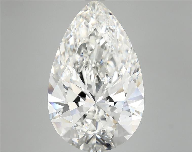 10.50ct F VVS2 Rare Carat Ideal Cut Pear Lab Grown Diamond
