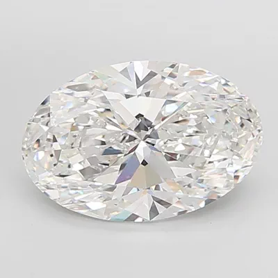 10.52ct F VVS2 Rare Carat Ideal Cut Oval Lab Grown Diamond