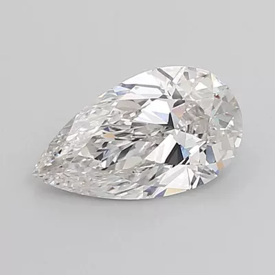 3.01ct F VS1 Rare Carat Ideal Cut Pear Lab Grown Diamond