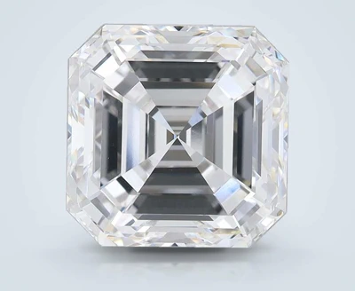7.09ct E VVS2 Very Good Cut Asscher Lab Grown Diamond