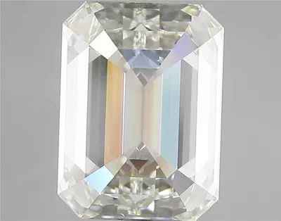 6.31ct K VS1 Rare Carat Ideal Cut Emerald Diamond