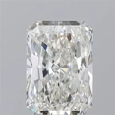 3.35ct J VS2 Rare Carat Ideal Cut Radiant Diamond