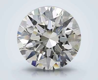 4.01ct J SI1 Rare Carat Ideal Cut Round Diamond