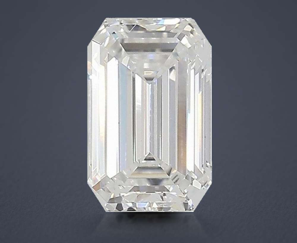 1.71ct D VS1 Rare Carat Ideal Cut Emerald Lab Grown Diamond