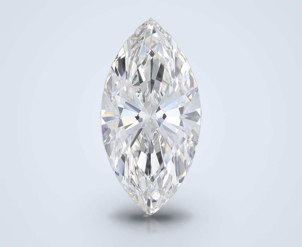 9.04ct F VVS2 Rare Carat Ideal Cut Marquise Lab Grown Diamond