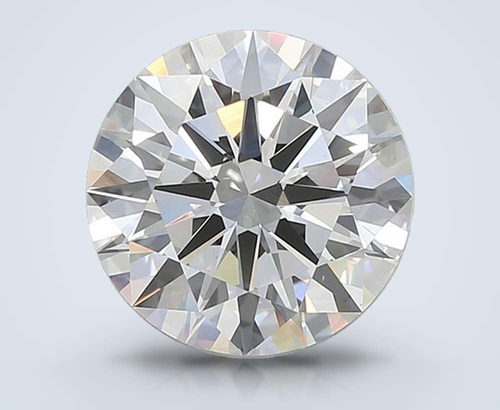 2.49ct F VS1 Rare Carat Ideal Cut Round Lab Grown Diamond